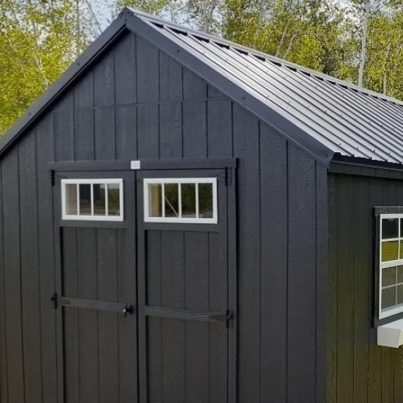 Black 10x16 Shed