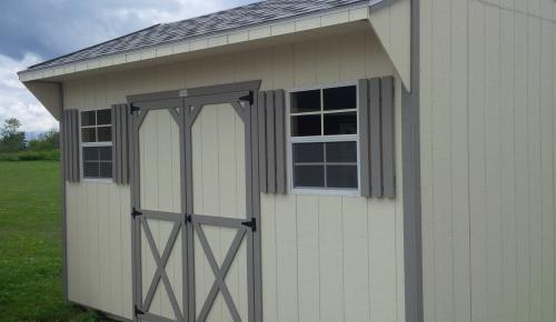 Storage Sheds Better Way Cream Quaker Shed