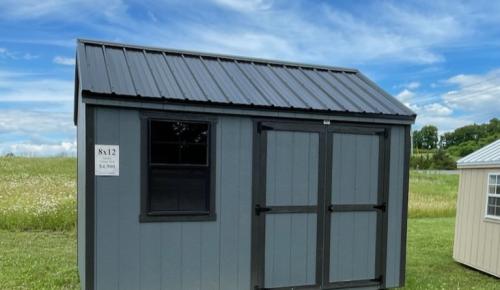 Garden Cottage Shed by Better Way Sheds door & window in 12' side outside