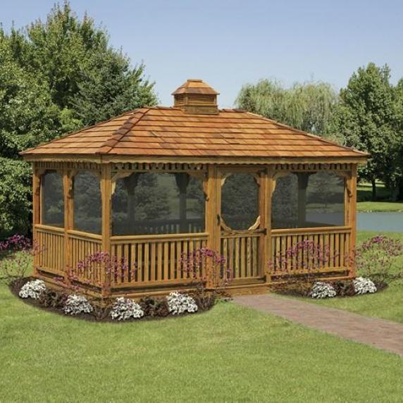 Octagon Gazebo-Oval Gazebo-Square Gazebo-Rectangle Gazebo