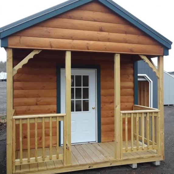 10x16 Log Cabin Style Storage Shed Better Way Sheds